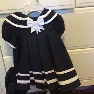 Rare Editions 3 piece set navy dress size 3/6